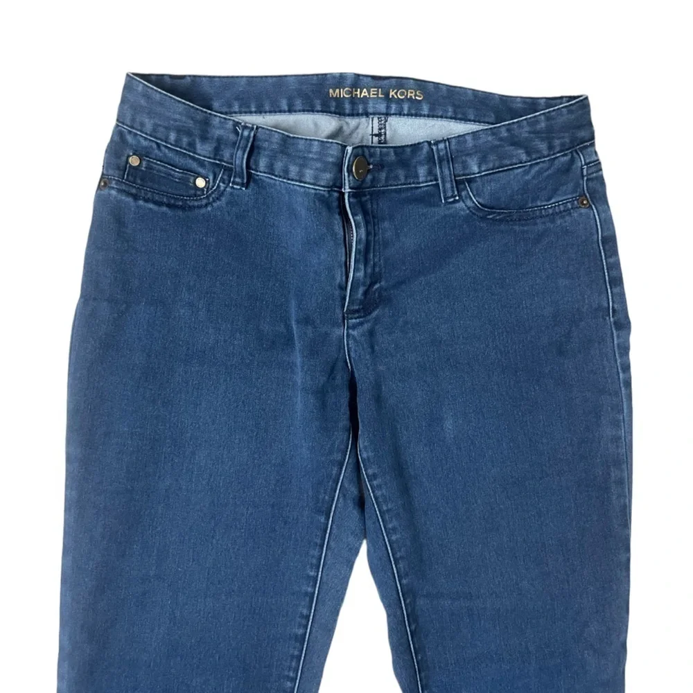 Michael Kors Blue Boot Cut Jeans - Size 6